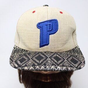 Detroit Pistons Hat Adult Adjustable Tan Mitchell & Ness Linen Blend NBA Cap